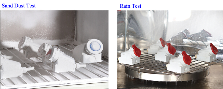 SAIPWELL/SAIP 63A/400V 4P IP44 CEE/IEC Polyamide Waterproof three phase socket