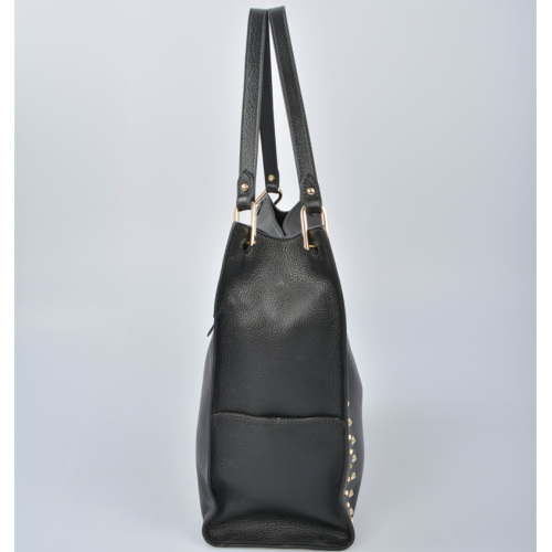 Black Shoulder Bag Large size tote Bag