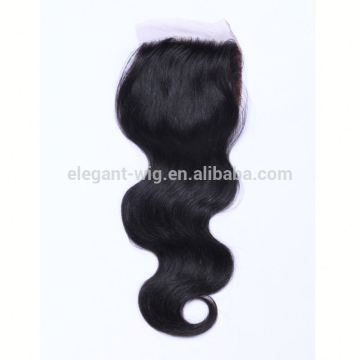 Elegant-wig silk base closure, cheap stock silk base closure hand tied