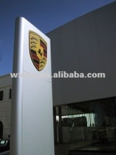 Punched aluminium composite panel curtain wall