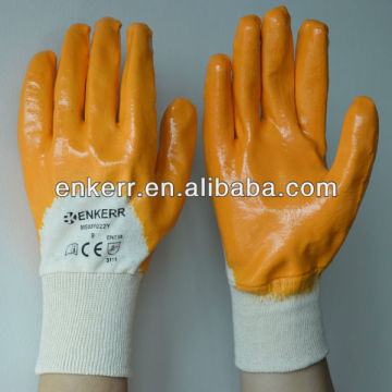 ENKERR CE nitrile coated cotton interlock glove