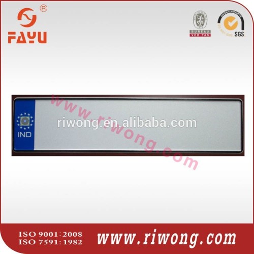 European Aluminum Wholesale Blank License Plates