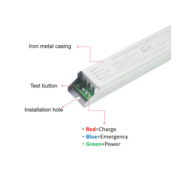 White driving power for LED emergency light