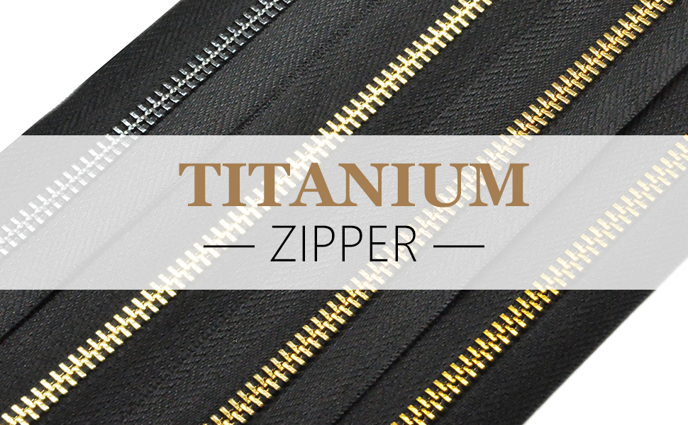 titanium zipper