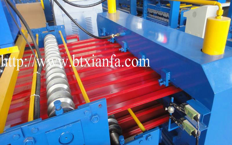 steel metal decking machine