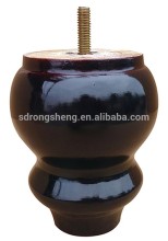 England best selling cucurbit walnut rubber wooden furniture leg