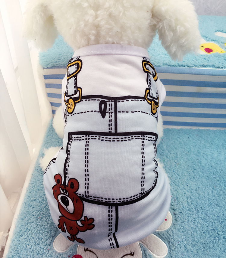 Hot Sale Pet Simulation Sling Vest Mesh Pet Spring Summer Harness Vest Teddy Bichon Pomeranian Dog Clothes Wholesale