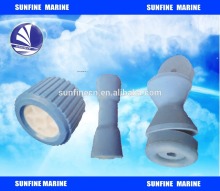 High quality blue Trailer wheels/ keel roller with earflaps