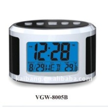 Mini LCD Alarm Table clock Easy Taking