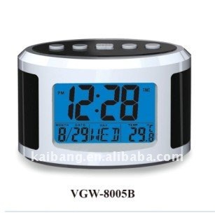 Mini LCD Alarm Table clock Easy Taking