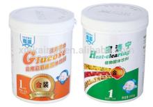 Round Shape powder jar/jar with lid/airtight jar