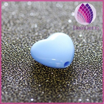 10.6x12x5mm heart mix color acrylic loose beads