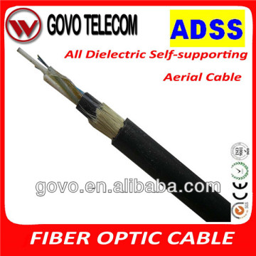 All Dielectric Self-supporting Aerial Fiber Optic Cable ADSS;OEM offered