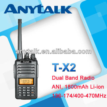 ANYTALK T-X2 radio with dual band frequency