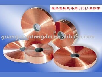 copper foil for radiator fin