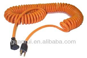 coiled extension cord