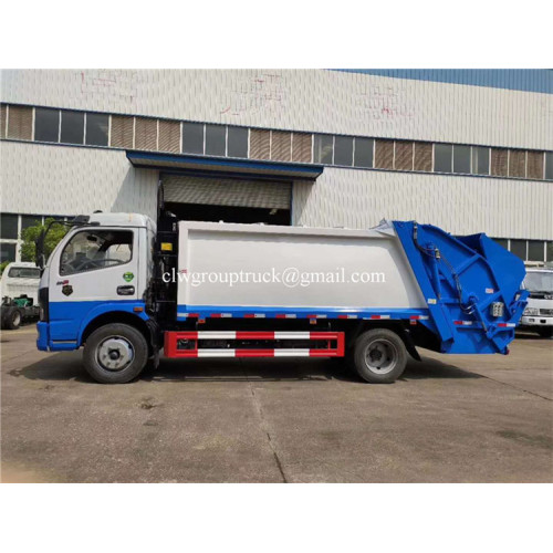 Dongfeng 4x2 Cargador trasero 15m3 Camión compactador de basura