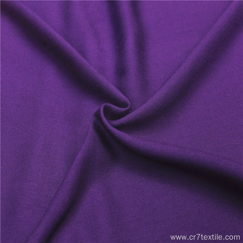 Low MOQ 100% Rayon Dyed Brushed Jersey Fabrics