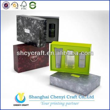 high quality printed perfume packaging box design templates box
