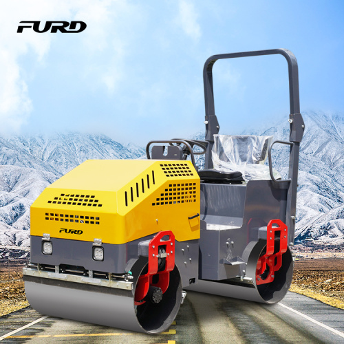 Long lifetime 2.5T double drum vibratory asphalt road roller