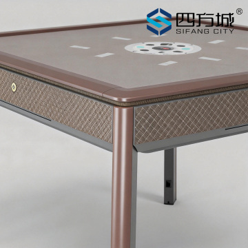 T660 Automatic Mahjong Table in Elegant Coffee Brown
