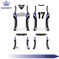 Pakaian Jersey Bola Basket Garis-garis Kustom