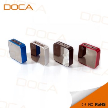 Doca 8400mAh double USD portable power bank with LED display