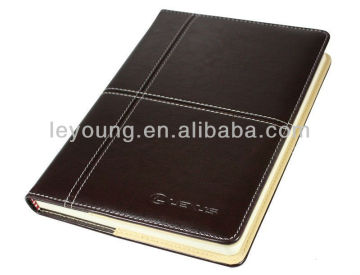 Customized leather diary 2016 with soft cover