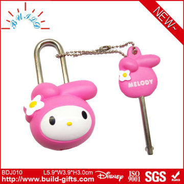 pink pig shape mini lock/fashion mini lock