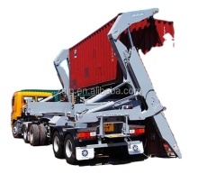 3 Axles Crane Container Trailer Self Loading Trailer