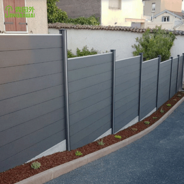 Plastic Wood Timber Composite Garden WPC Fencing Panels