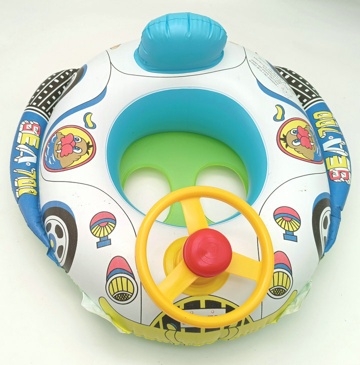 Bote de flotador de piscina inflable para niños