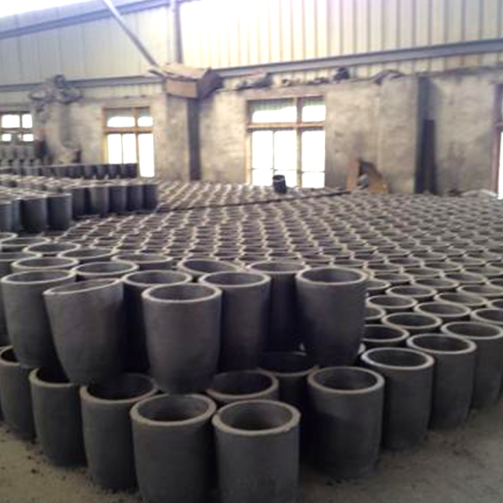 High-purity tinunaw nga tumbaga graphite crucible