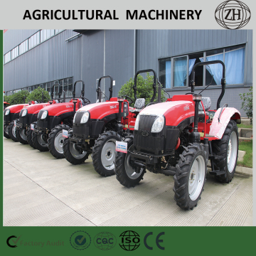 55HP Small horsepower 4WD Wheeled Farm Tractors With Cab