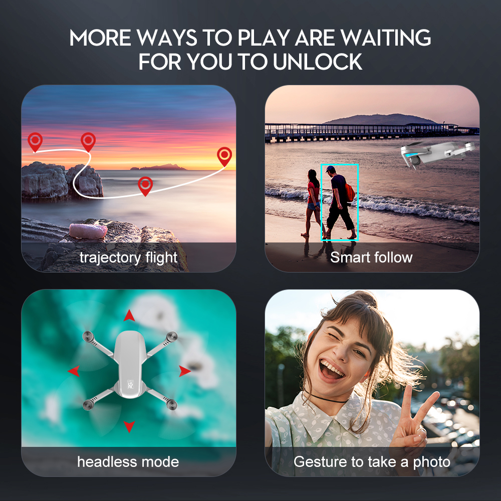 2022 New Drone S6S MINI GPS 5G WIFI FPV With 4K HD Camera 25mins Brushless Foldable RC Drone Quadcopter RTF drone
