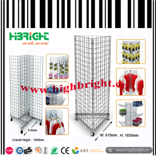 Steel Wire Mesh Floor Display