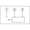 Interruptor de detección con una altura de 0,7 mm