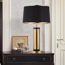 INSHINE Brack Lampshade Brass Table Lamp