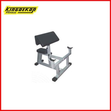 Arm curl bench gym equipment plate load