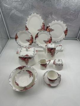 Ceramic tableware suitable for family use