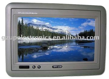 7 inch car headrest/stand alone TFT LCD monitor
