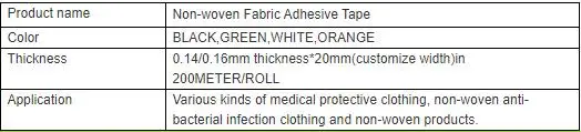 Protective Garment Tape for Non Woven Fabric