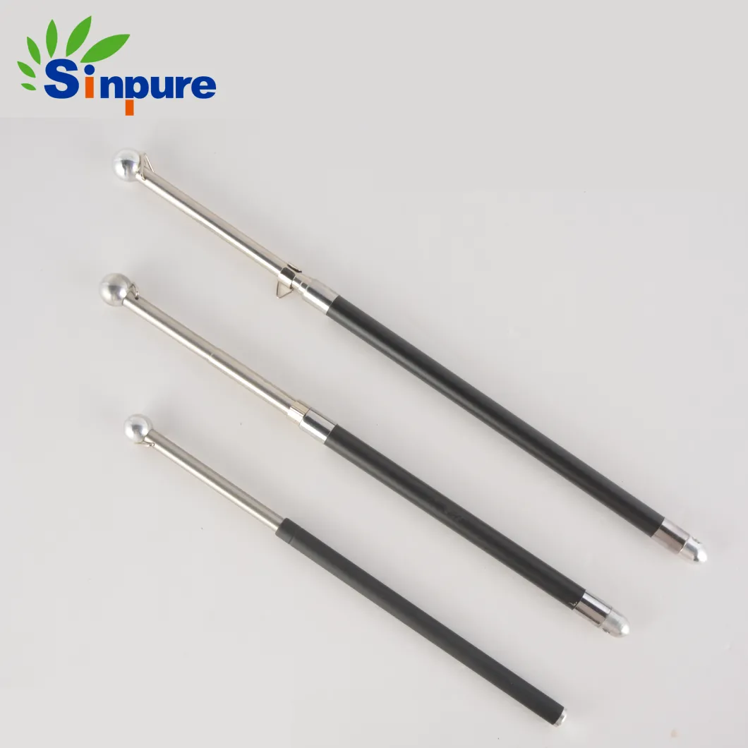 Stainless Steel Telescopic Tour Guide Flag Pole Customized Size