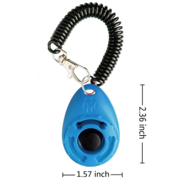 Clicker de entrenamiento para perros con correa de muñeca