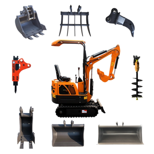 Landscaping tools mini excavators for sale