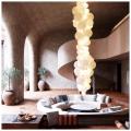 Customization iridescent Grape stair Round chandelier