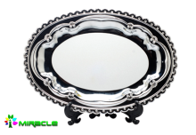 Sublimation Oval Metal Plate 6",Sublimation Disc Award