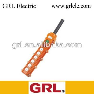 COB63A rainproof hoist crane pendant remote control pushbutton switch