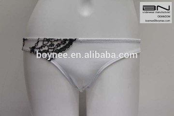 Wholesale Breathable White Soft Cotton Women Panties and Sexy Cotton Ladies Panties