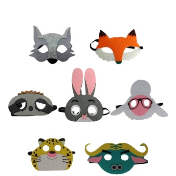 Felt Animal Mask Felt Party Kids Mask